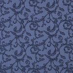 Jacquard Spandex Bleu Nuit - Ribes y Casals