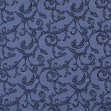 Jacquard Spandex Bleu Nuit - Ribes y Casals