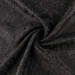 Jacquard Spandex Fleur Noire - Ribes y Casals