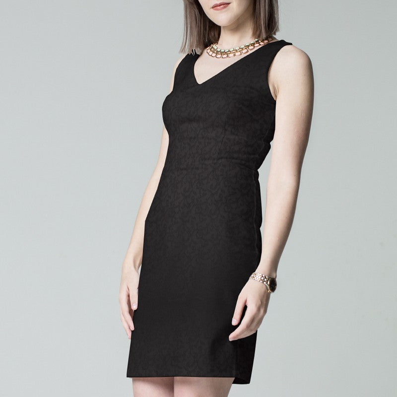 Jacquard Spandex Noir - Ribes y Casals