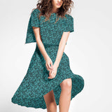 Jacquard Spandex Vert Bouteille - Ribes y Casals