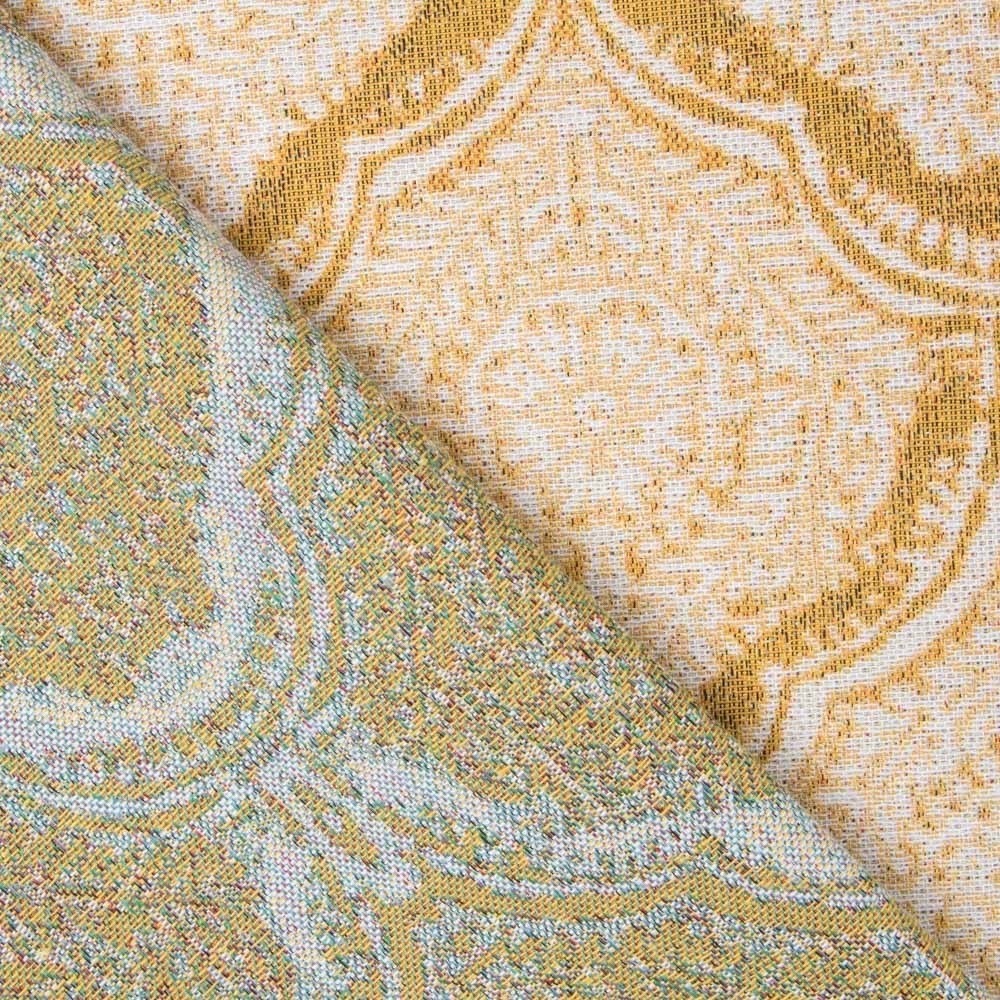 Jacquard Motifs Géométriques Jaune - Ribes y Casals