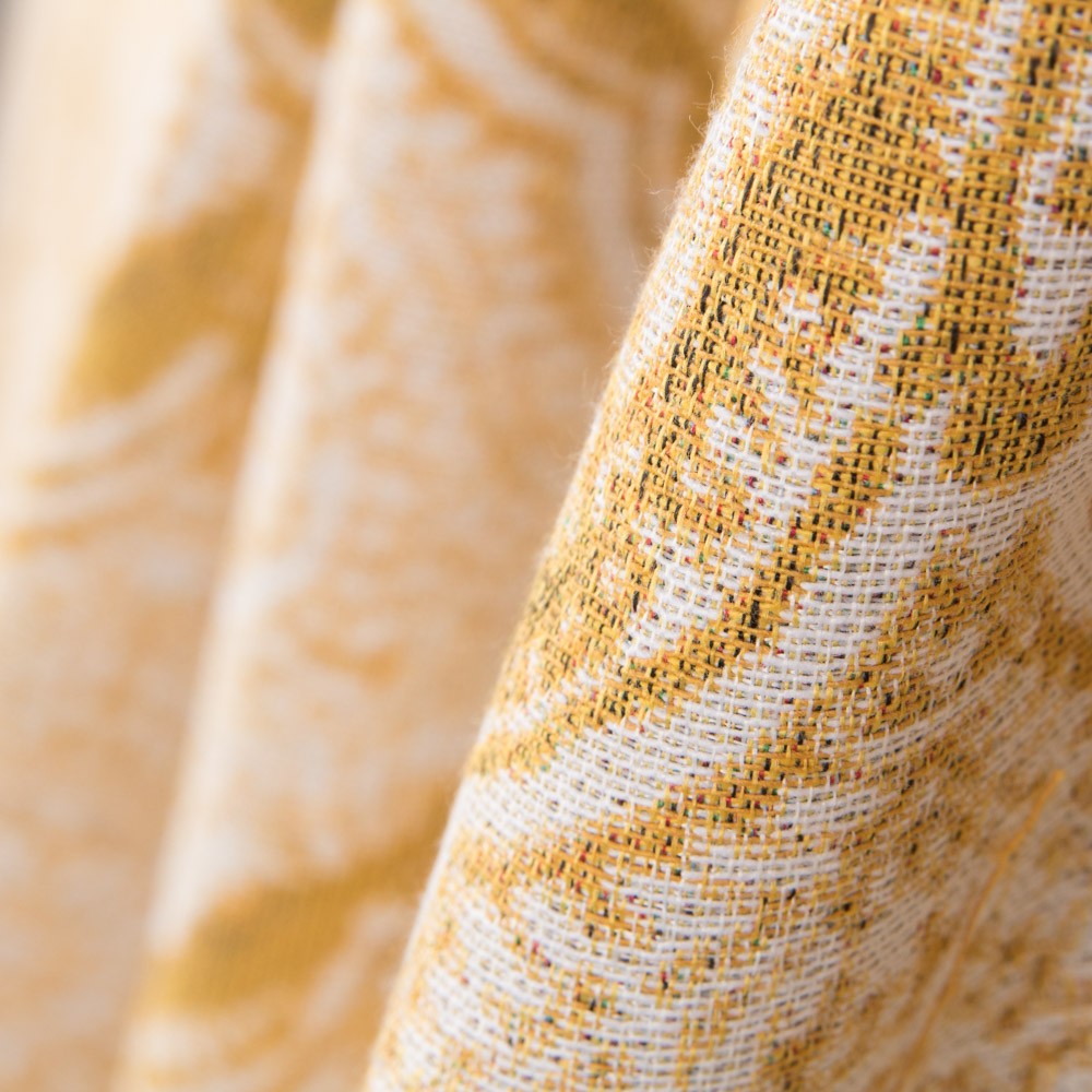 Jacquard Motifs Géométriques Jaune - Ribes y Casals