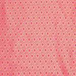 Tissu jacquard bicolore à motif de diamants fuchsia - Ribes y Casals