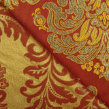 Brocart Jacquard Florence Marron et Or - Ribes y Casals