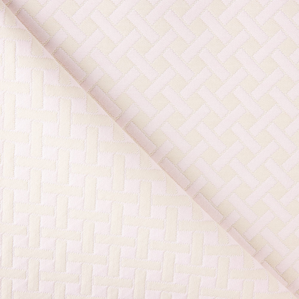 Jacquard géométrique croisé rose - Ribes y Casals