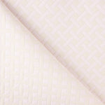 Jacquard géométrique croisé rose - Ribes y Casals