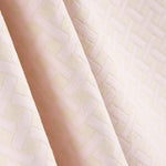 Jacquard géométrique croisé rose - Ribes y Casals