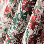 Jacquard Floral Blanc - Ribes y Casals