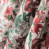 Jacquard Floral Blanc - Ribes y Casals