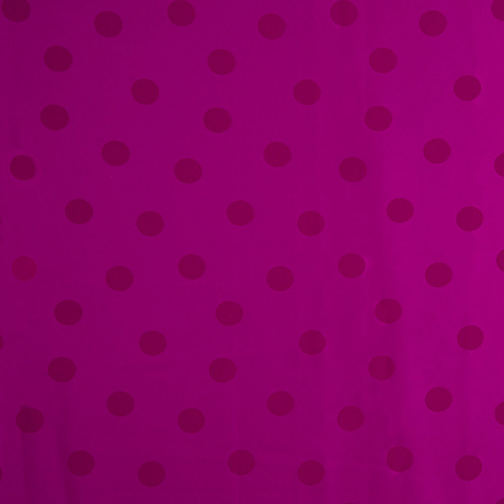 Jacquard Pois 3cm Bougainvillier - Ribes y Casals