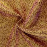 Tissu jacquard Lurex avec écailles bourgogne - Ribes y Casals