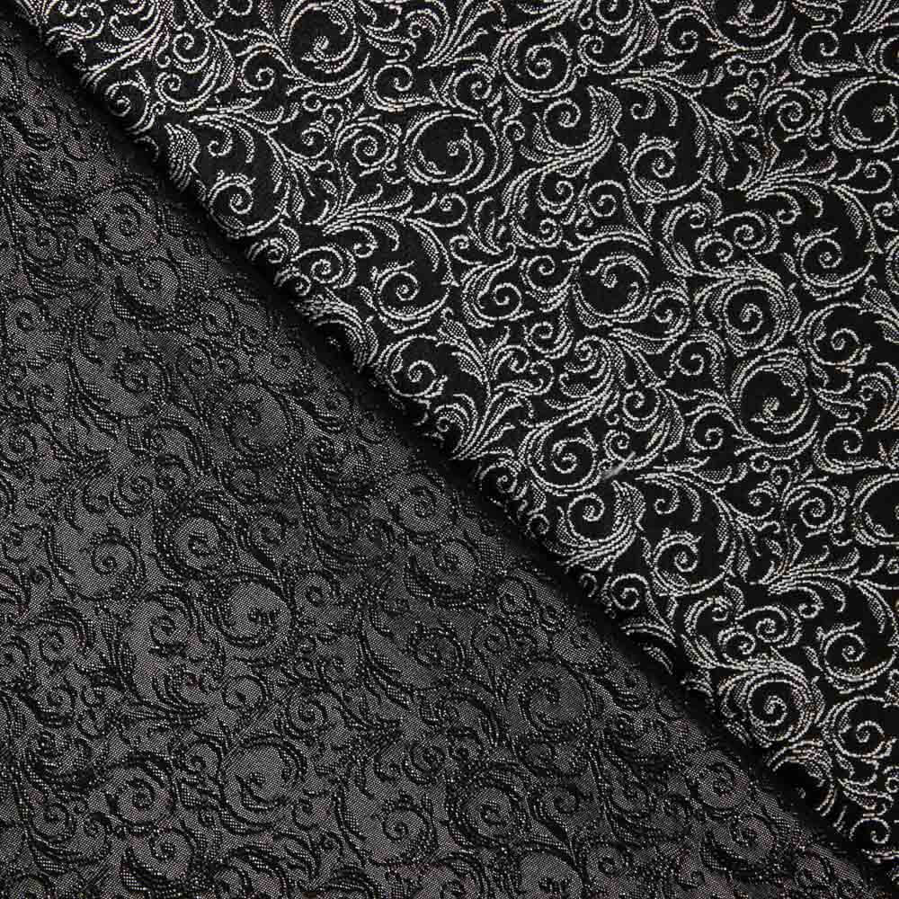 Jacquard Damassé Noir - Ribes y Casals