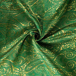 Tissu Jacquard Paisley vert - Ribes y Casals