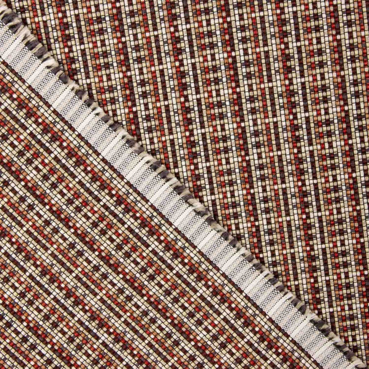 Jacquard pixel marron - Ribes y Casals