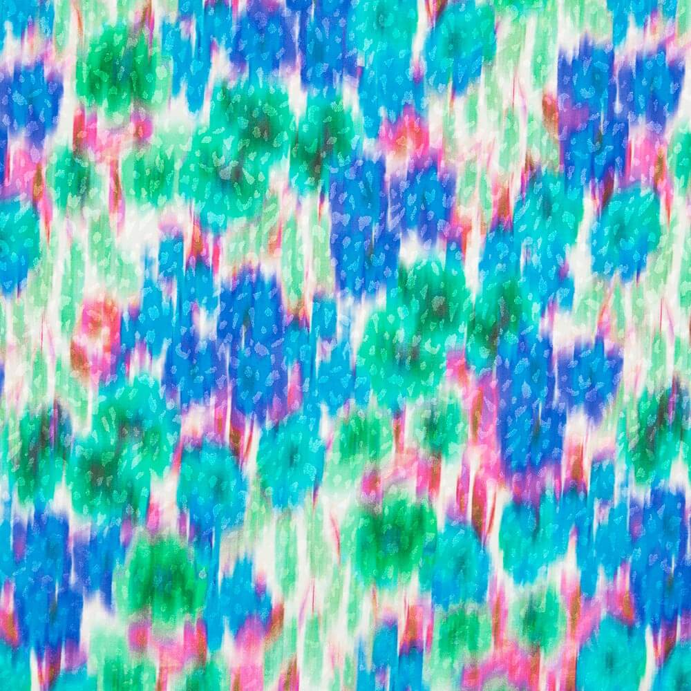 Jacquard Polyester Cascade Bleu - Ribes y Casals