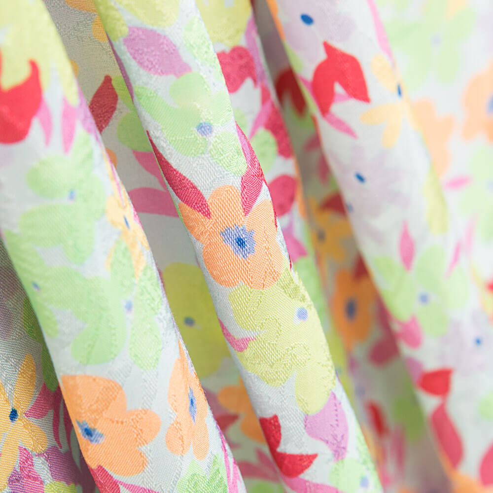 Jacquard Polyester Jardin Bleu - Ribes y Casals