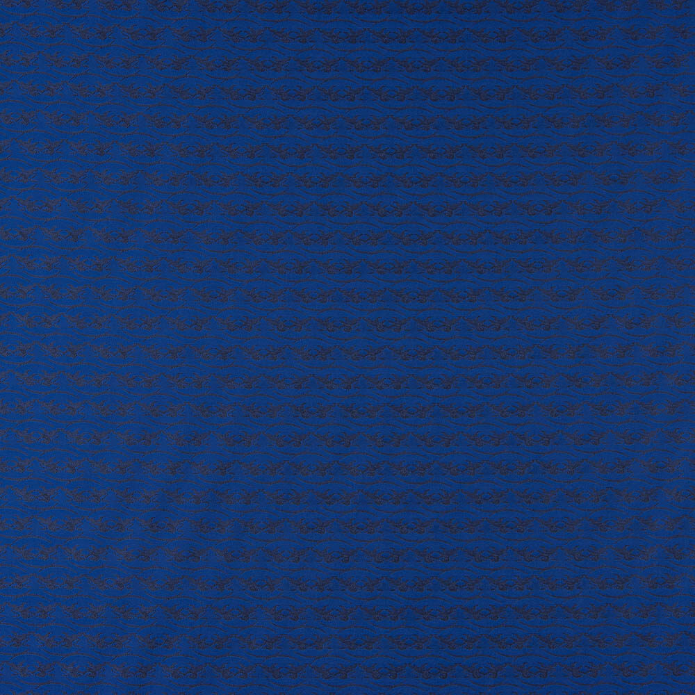 Jacquard Polyester Bleu – Noir - Ribes y Casals