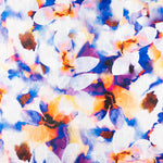 Jacquard Broderie Fleur Bleu - Ribes y Casals