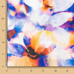 Jacquard Broderie Fleur Bleu - Ribes y Casals