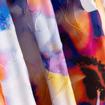 Jacquard Broderie Fleur Bleu - Ribes y Casals