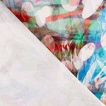 Jacquard Broderie Fleur Pois Grenat - Ribes y Casals