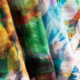 Jacquard Broderie Fleur Pois Grenat - Ribes y Casals