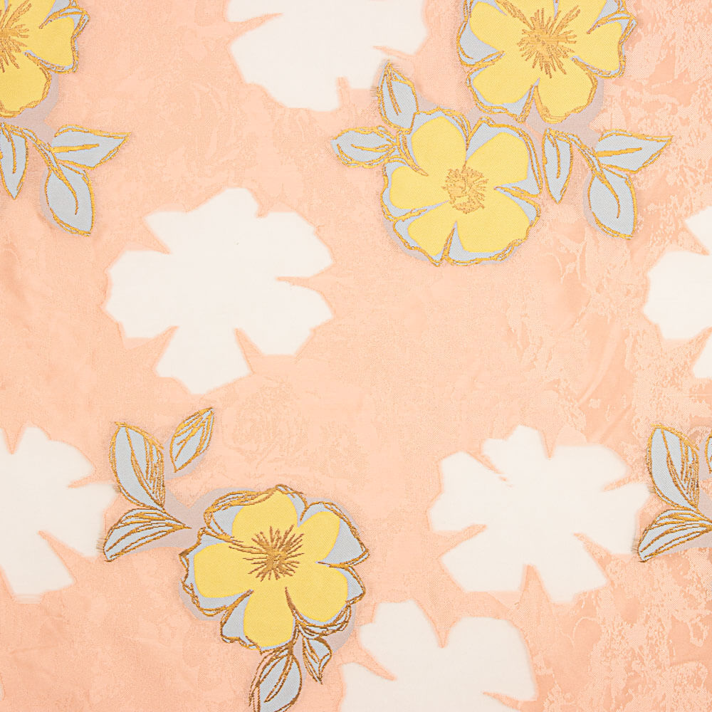 Dame Kimono Rose Brocart - Ribes y Casals