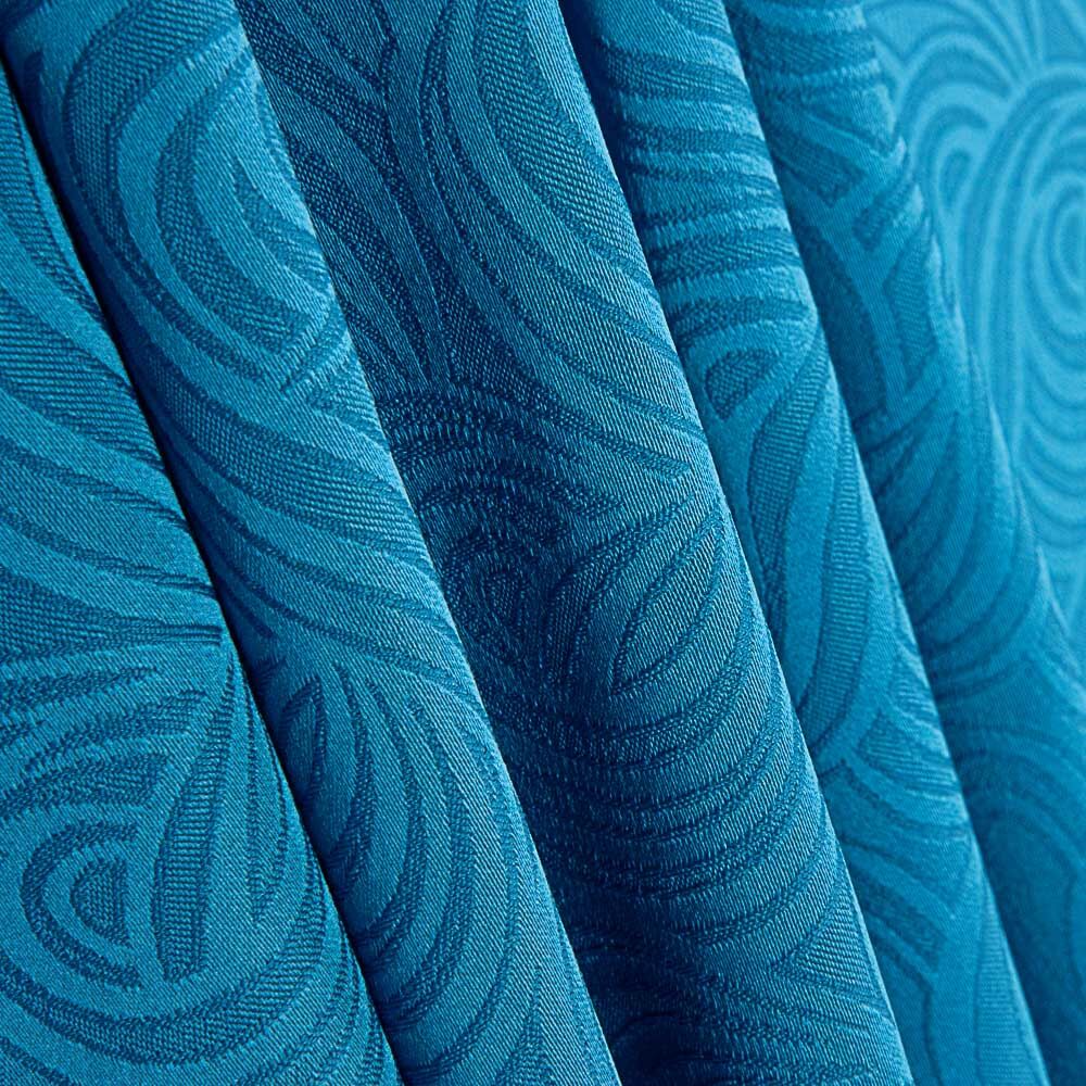 Jacquard Spandex Vagues Bleu - Ribes y Casals