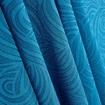 Jacquard Spandex Vagues Bleu - Ribes y Casals