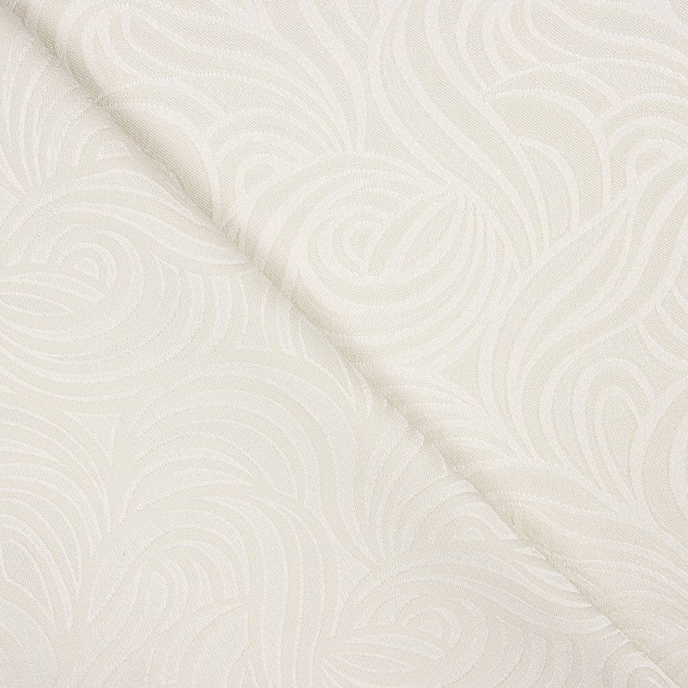 Jacquard Spandex Vagues Ecru - Ribes y Casals