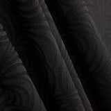 Jacquard Spandex Vagues Noir - Ribes y Casals