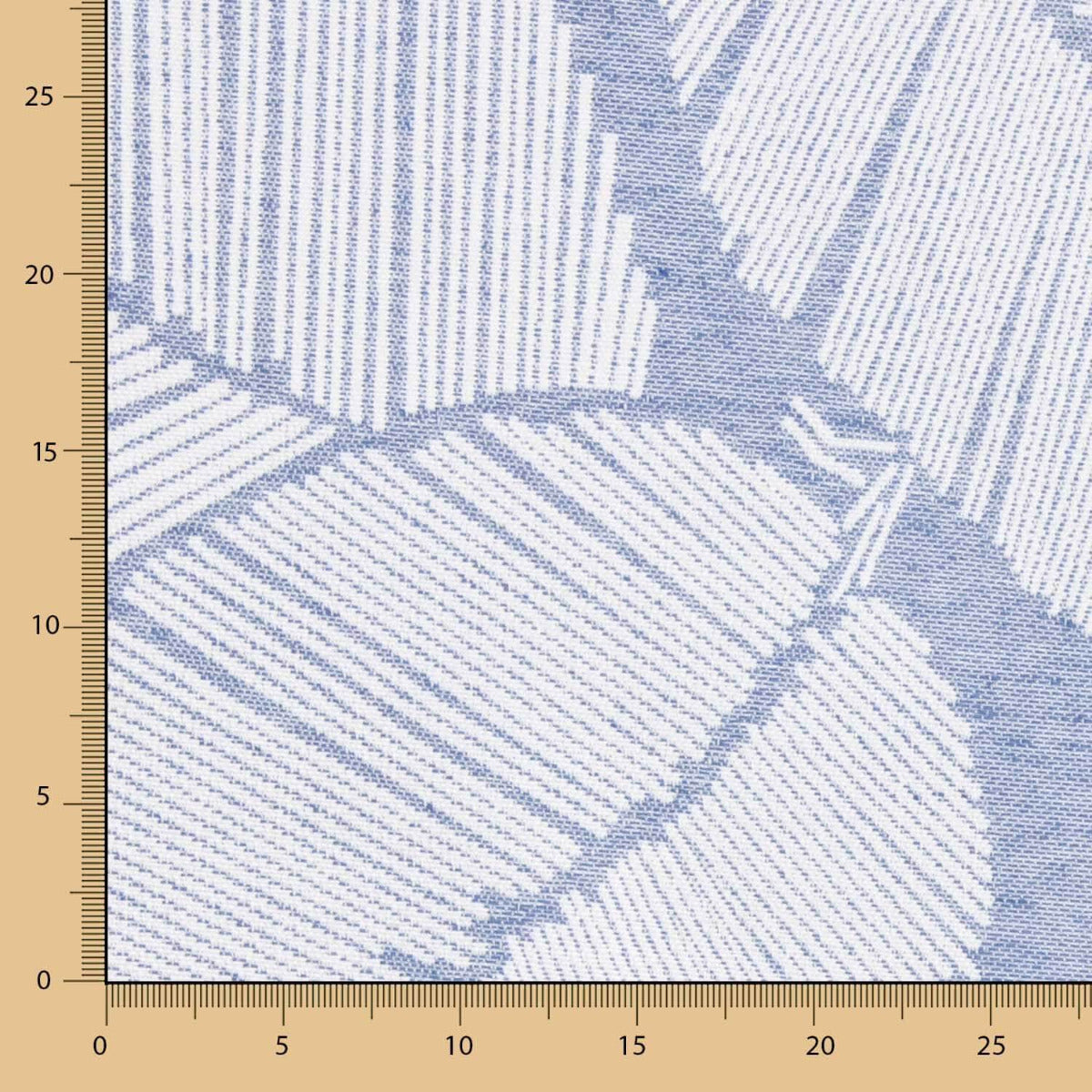 Drap d&#39;ameublement Jacquard Anori Bleu Denim - Ribes y Casals