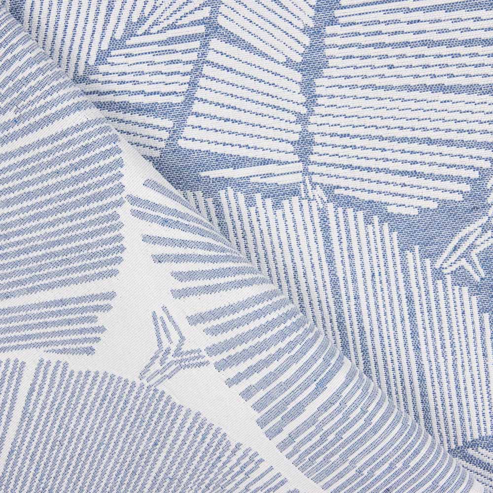 Drap d&#39;ameublement Jacquard Anori Bleu Denim - Ribes y Casals