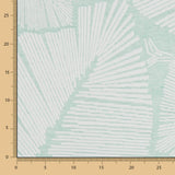 Tapisserie d&#39;ameublement Jacquard Feuille Anori Vert d&#39;eau - Ribes y Casals