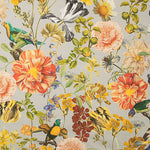 Toile de coton imprimée « Jardin exotique : oiseaux et fleurs » - Ribes y Casals