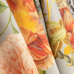 Toile de coton imprimée « Jardin exotique : oiseaux et fleurs » - Ribes y Casals