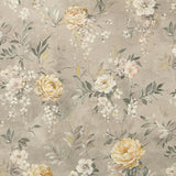 Toile de coton imprimée « Jardin romantique » beige - Ribes y Casals