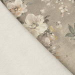 Toile de coton imprimée « Jardin romantique » beige - Ribes y Casals