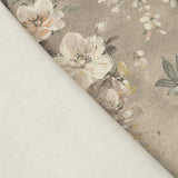 Toile de coton imprimée « Jardin romantique » beige - Ribes y Casals