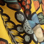 Toile de coton imprimée « Jungle bohème » jaune - Ribes y Casals