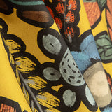Toile de coton imprimée « Jungle bohème » jaune - Ribes y Casals