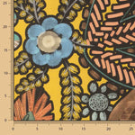 Toile de coton imprimée « Jungle bohème » jaune - Ribes y Casals