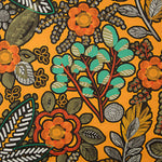 Toile de coton imprimée « Jungle bohème » orange - Ribes y Casals