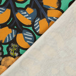 Toile de coton imprimée « Jungle bohème turquoise » - Ribes y Casals