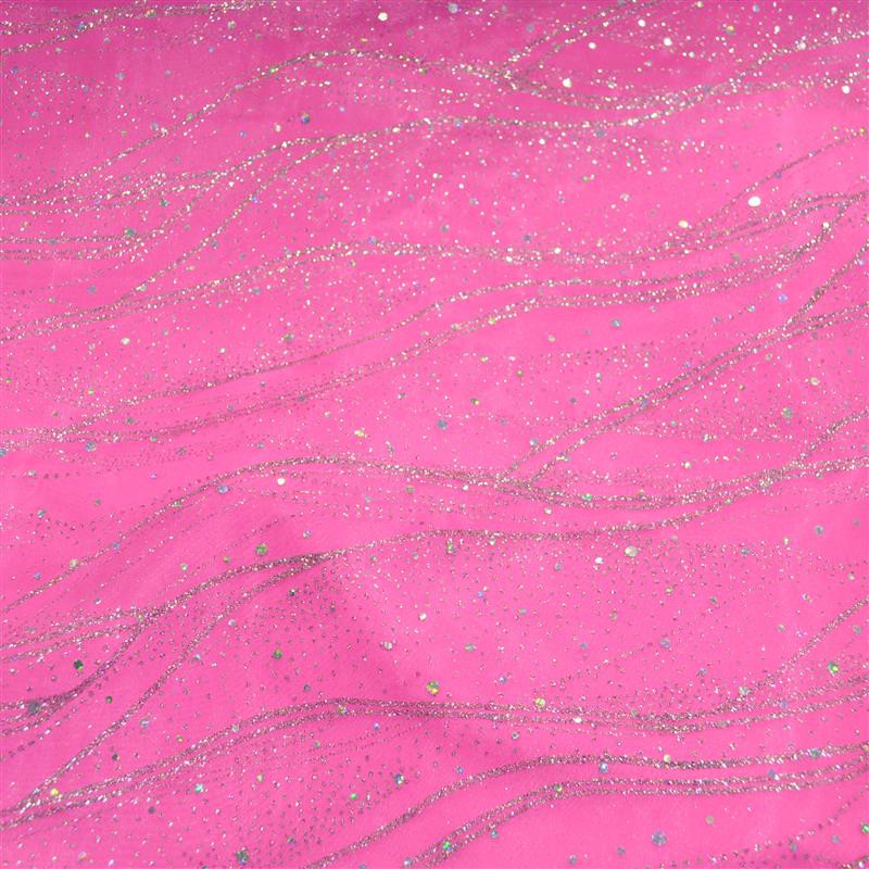 Lamé Cristal Organdi Fuchsia - Ribes y Casals