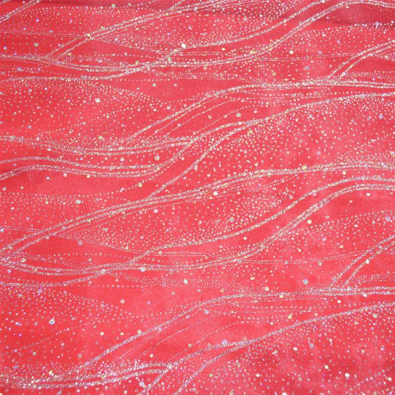 Lamé Cristal Organdi Rouge - Ribes y Casals