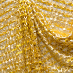 Tissu Métallisé Perforé Doré - Ribes y Casals