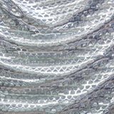 Tissu Métallisé Perforé Argenté - Ribes y Casals