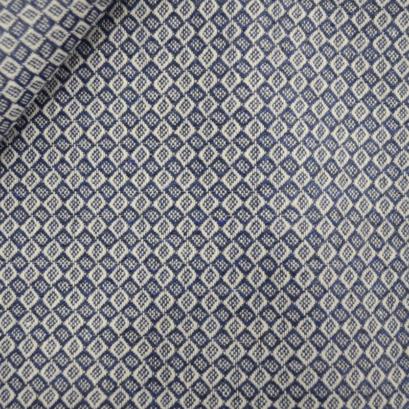 Laine Motif Géométrique Bleu - Ribes y Casals